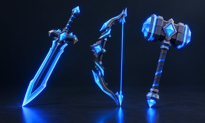 create custom 3d weapon models for your roblox game