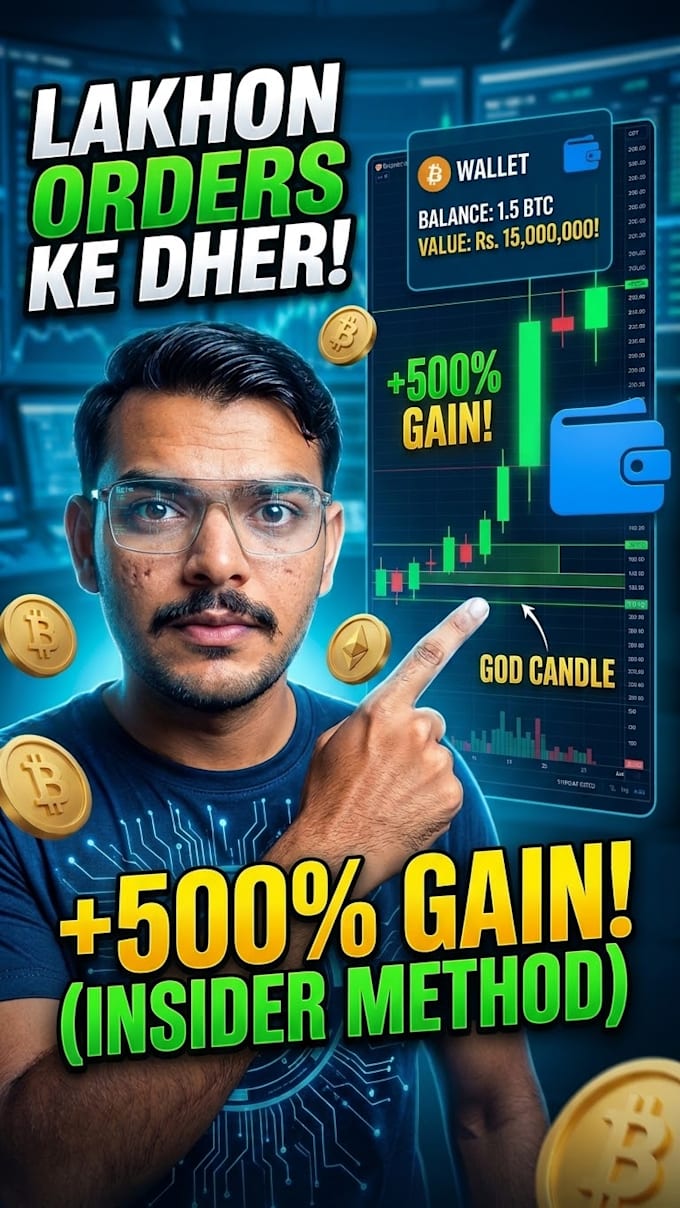 design viral crypto, trading, and finance youtube thumbnails