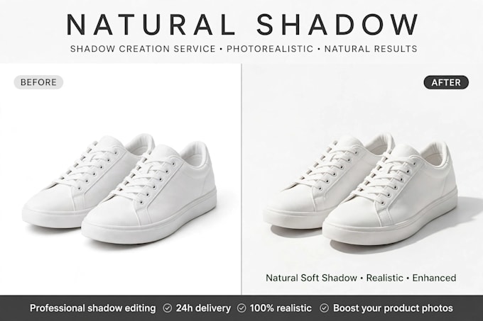 add premium natural shadow reflection to your ecommerce product image