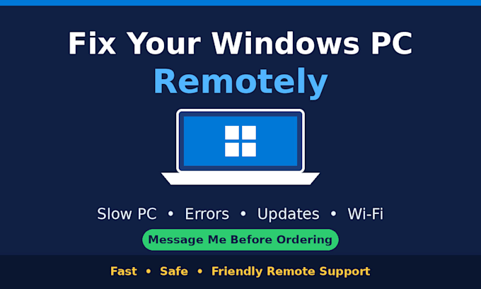 troubleshoot windows laptop and desktop issues remotely