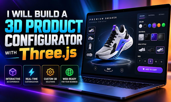 build an interactive 3d website with threejs and webgl