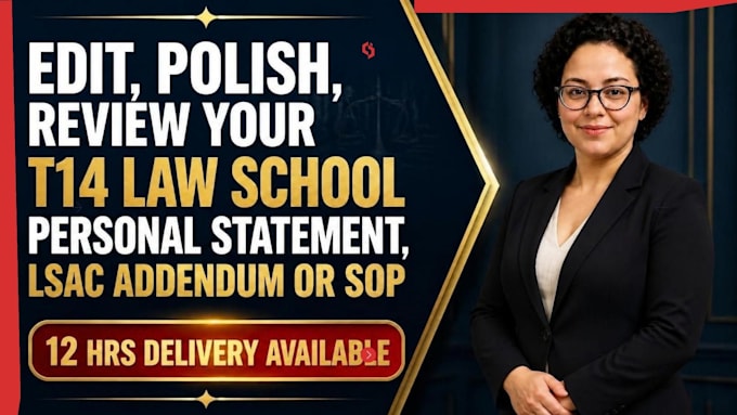 edit, polish,review your t14 law school personal statement lsac addendum or sop