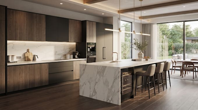 do kitchen in 2020 design with cabinetry, layouts, elevatios, techincal drawings