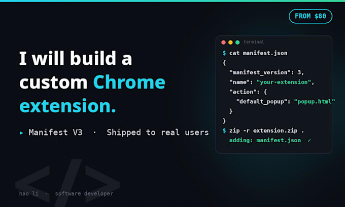 build a custom chrome extension to automate your workflow