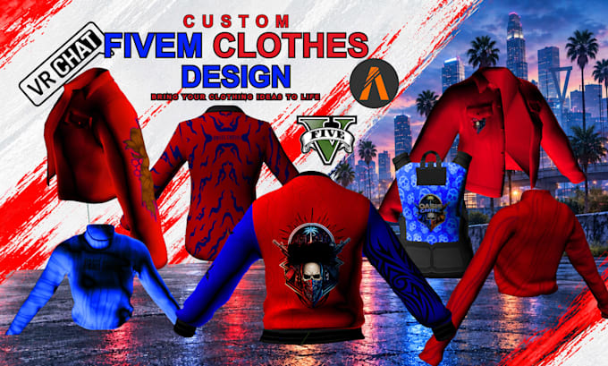 model custom fivem clothing, vrchat clothes, fivem kuttes  3d clothe  eup fivem