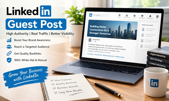 write aeo  linkedin guest post for ai search visibility