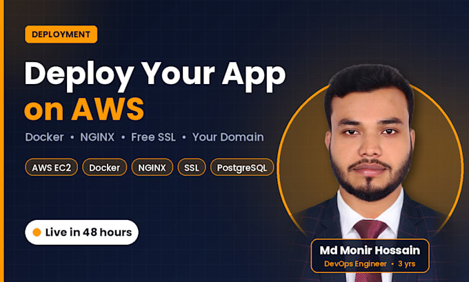 deploy your app on AWS or local server with docker and SSL