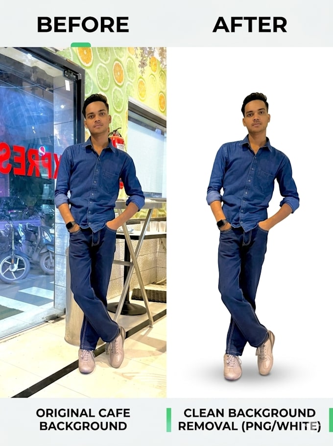 do professional background removal and cutout images