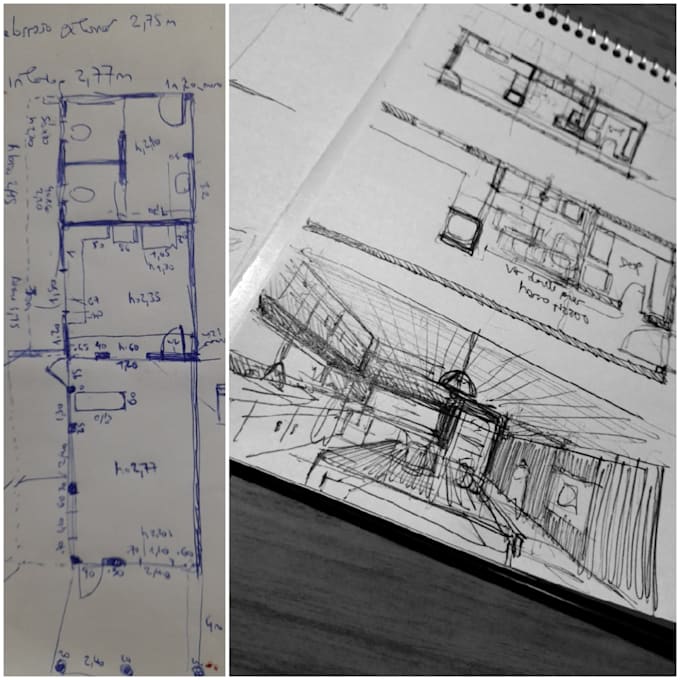 autocad 2d drafting from PDF sketch