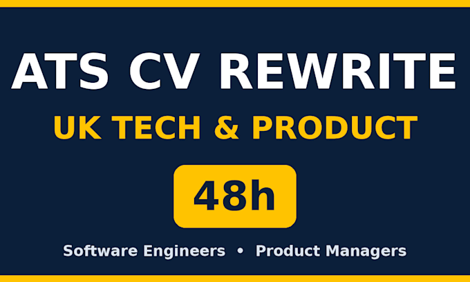 rewrite your software engineer or product manager CV for UK ats