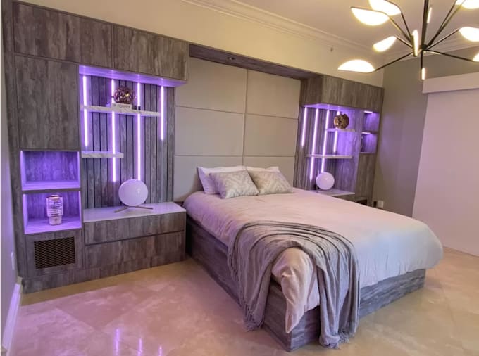 custom built in, feature wall or millwork design