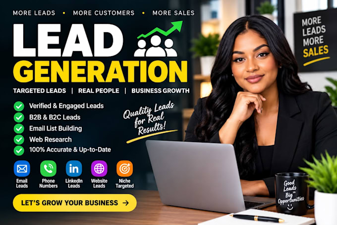 do b2b lead generation, business leads and list building