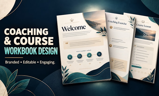 design a coaching client onboarding or canva course workbook