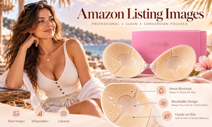 design amazon listing images and infographics