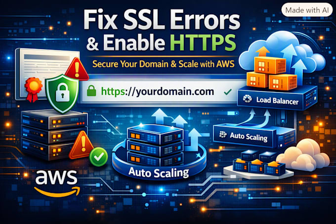 fix SSL errors and enable https for your domain