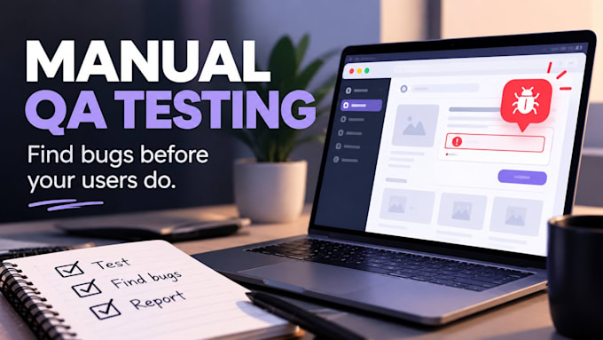 manually test your website and report bugs