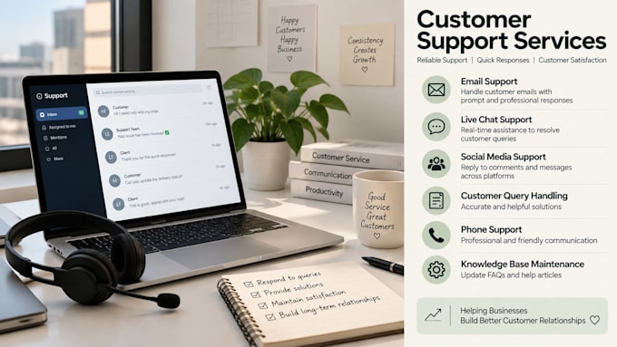 provide professional customer support and chat support