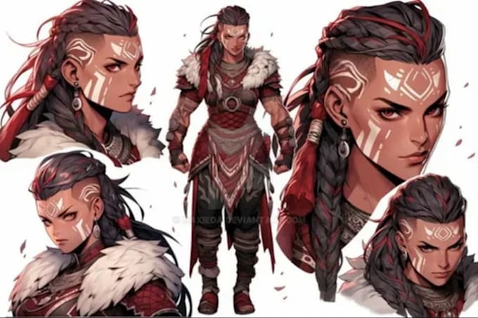 create a high quality 3d game character for unity