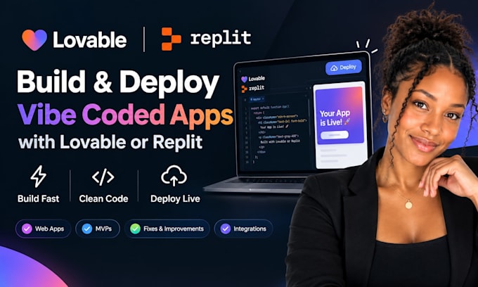 build vibe coded lovable or replit projects and deploy them