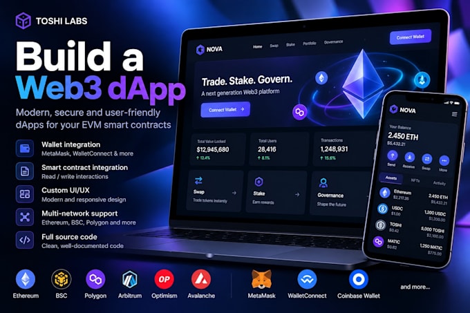 build a custom web3 dapp
