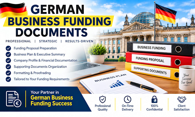 prepare your german business funding documents