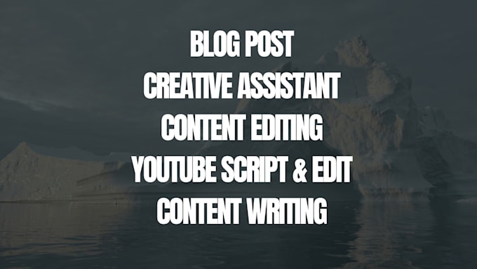 be your creative assistant