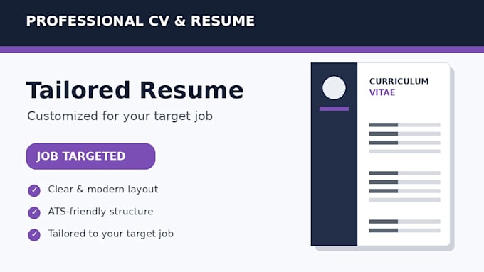 write a professional ats friendly CV or resume