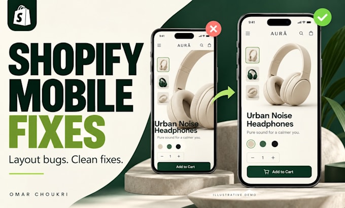 fix shopify mobile responsive issues and layout bugs
