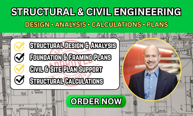 be your structural engineer for structural design and civil engineering