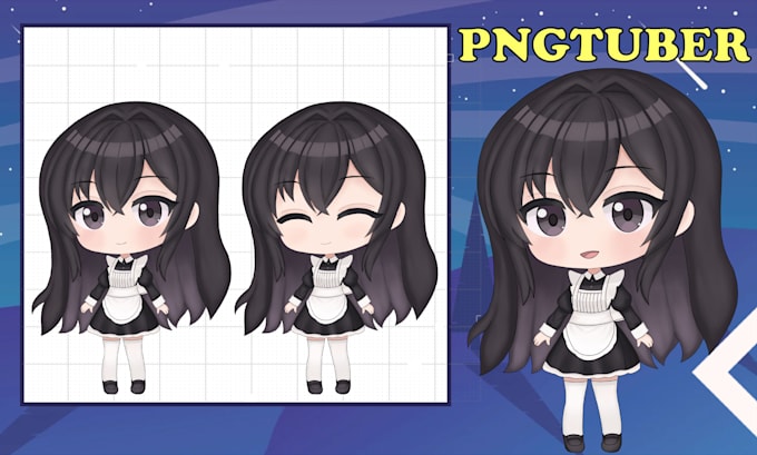 draw a personalize pngtuber model for you