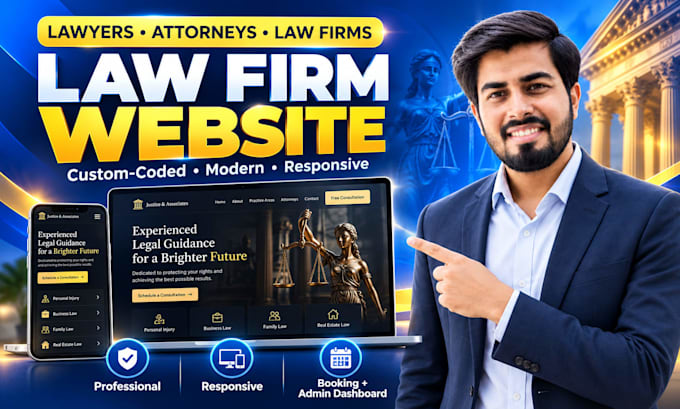 build a custom law firm website for lawyers and attorneys