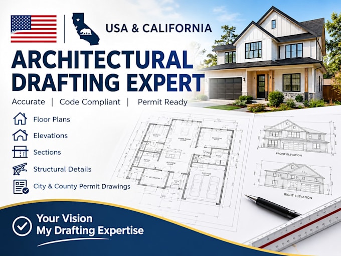 usa california architectural drafting expert