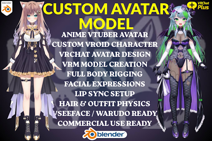 make furry vtuber model, vrchat nsfw avatar,vrm 3d model, animaze vseeface setup