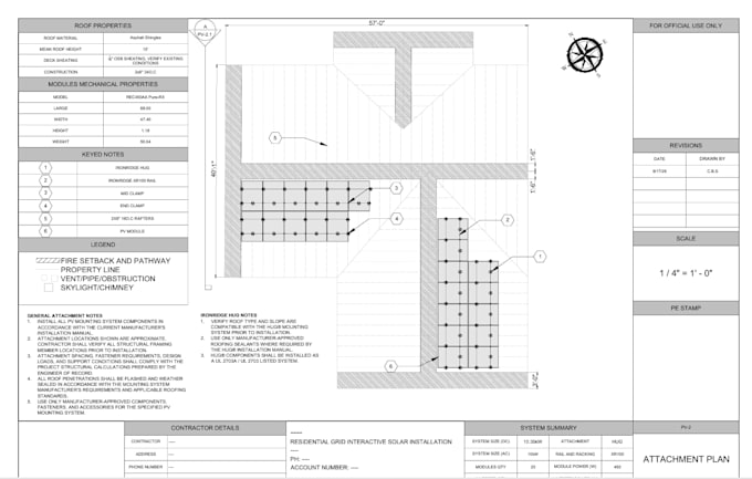 create a permit ready residential solar plan set