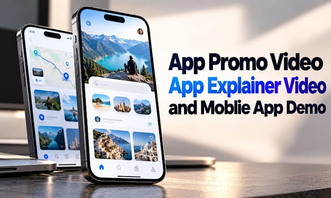 create app promo video app explainer video and moblie app demo