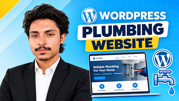 build a professional plumbing website in wordpress