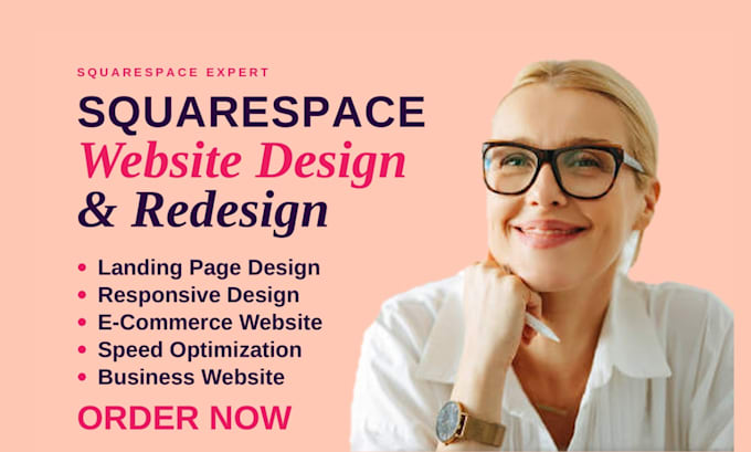 do squarespace website design, create squarespace redesign, squarespace design