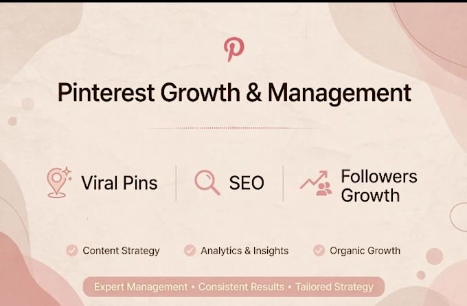 be your pinterest manager and virtual assistant