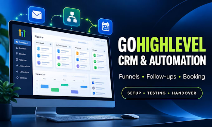set up gohighlevel CRM workflows and appointment automation