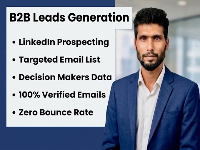 do qualified b2b lead generation and targeted email list building