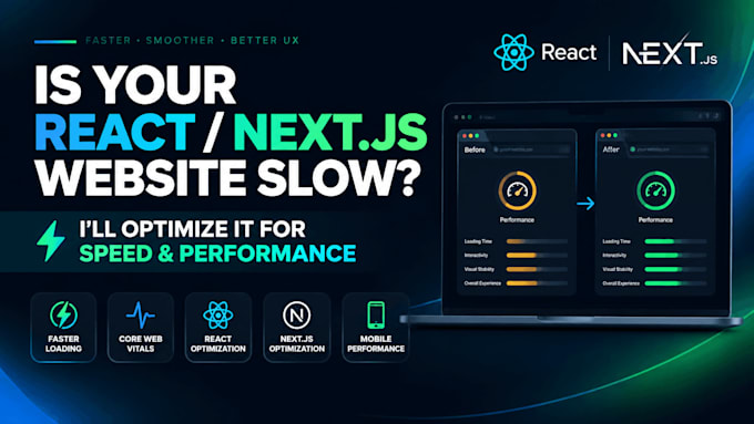 optimize your react nextjs website for speed and performance