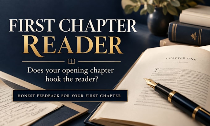 read your first chapter and provide honest reader feedback
