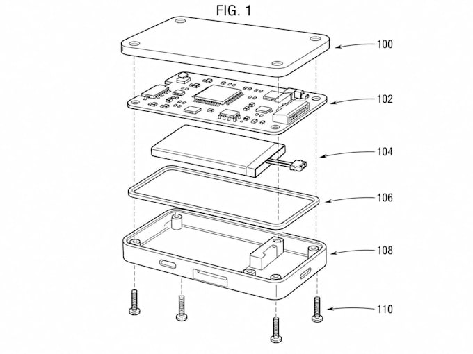 draw electromechanical utility patent illustrations for electronic inventions