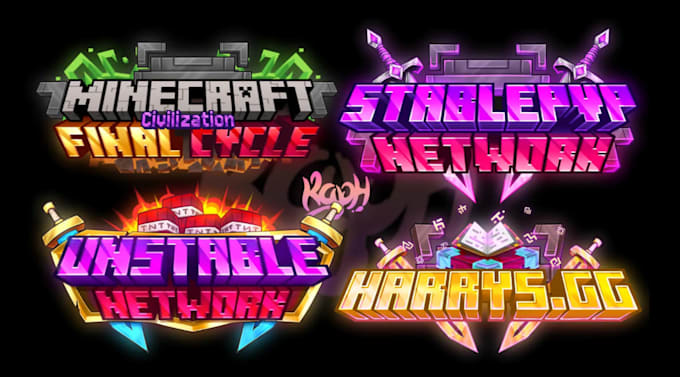 do your bold logo for your minecraft server