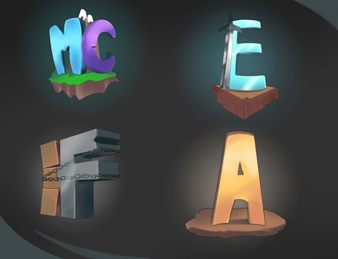 make a custom minecraft server logo and server icon