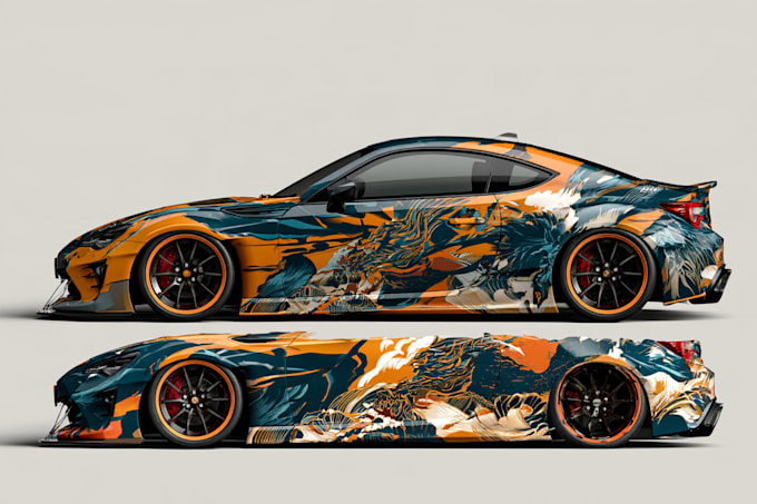 do vehicle wrap design car wrap design