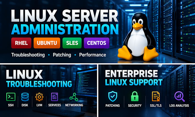 troubleshoot linux rhel ubuntu centos sles servers
