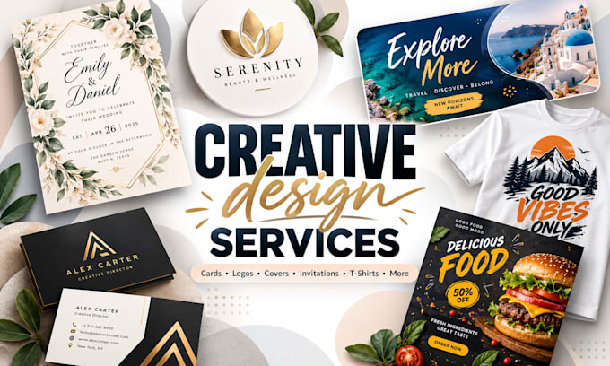 design cards,event invitations and tshirt designs