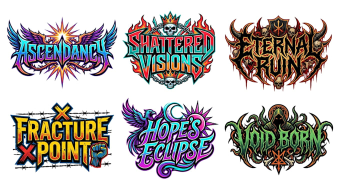 do metalcore, melodic metalcore, deathcore and hardcore logo