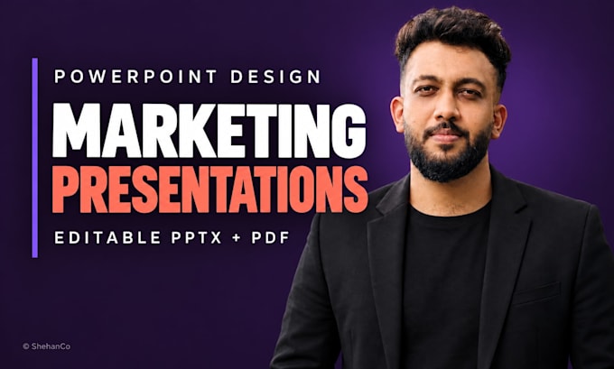 design marketing powerpoint presentations and sales decks